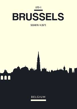 Brussels Skyline Belgium