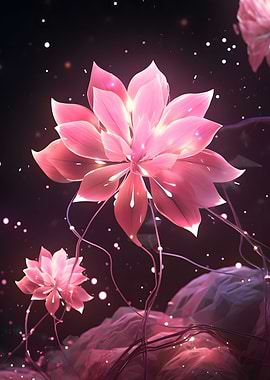 Beautiful magical flower