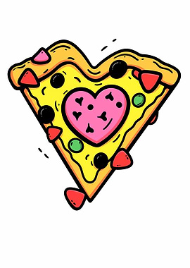 Pizza Heart Slice