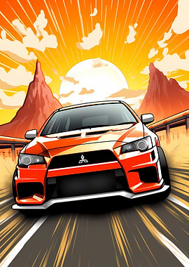Mitsubishi Lancer Evo Art