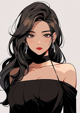 beautiful woman anime