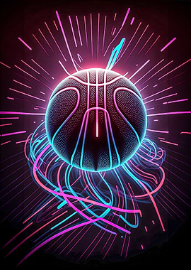 Basketball Sport Colorful