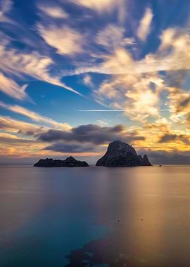 Es vedra ibiza sunset sea