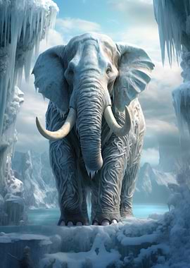 Elephant in Ice World