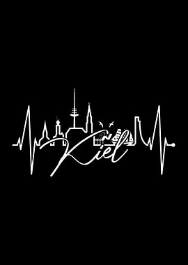 Kiel Skyline Herzschlag