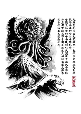 Great old one sumi e