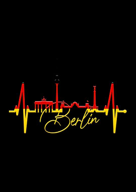 Berlin Skyline Herzschlag