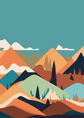 Boho Minimal Landscape