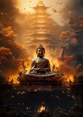 Spiritual Buddha Statue