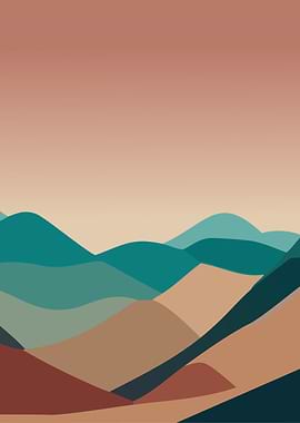 Boho Minimal Landscape