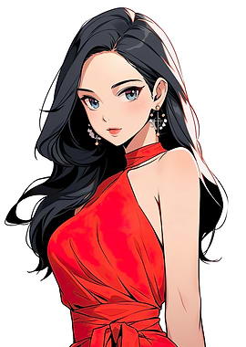 beautiful woman anime