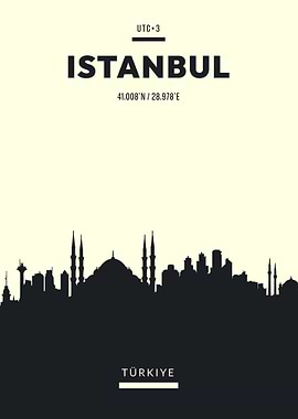 Istanbul Skyline Turkey