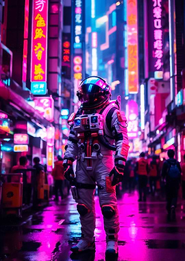 Astronaut in the City