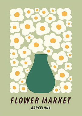 Flower market Barcelona