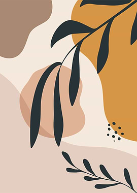 Abstract Tropical Leaf