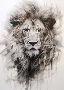 Portait of a lion