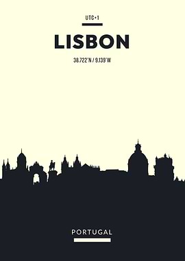 Lisbon Skyline Portugal