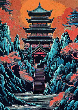 Japan Castle Vintage