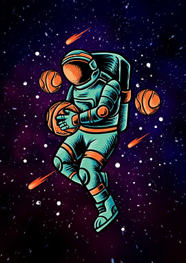 Astronaut space Galaxy