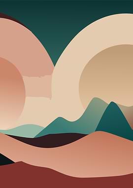 Boho Minimal Landscape