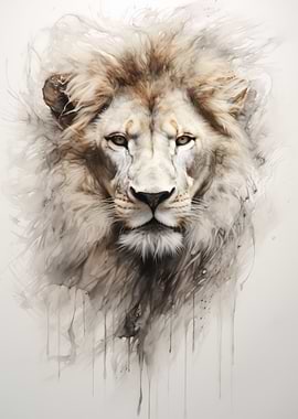 Portait of a lion