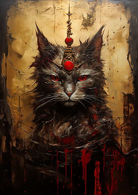 The Vintage Cat Queen God