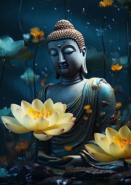 Spiritual Buddha Statue