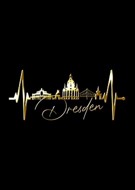 Dresden Skyline Herzschlag