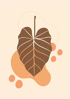 Tropical Botanic Leaf Down