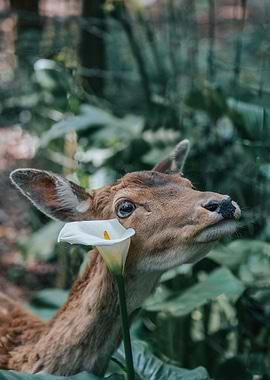 Deer Flower Bambi