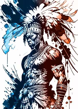 African Zulu Warrior