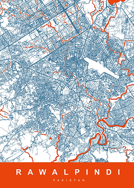 MAP RAWALPINDI PAKISTAN