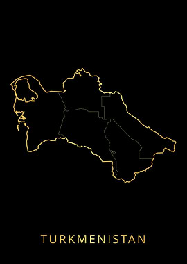 Turkmenistan Map