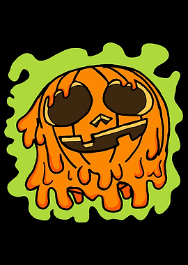Halloween Pumpkin Head
