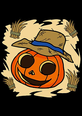 Halloween Pumpkin Head