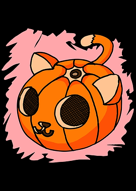 Halloween Pumpkin Head