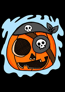 Halloween Pumpkin Head