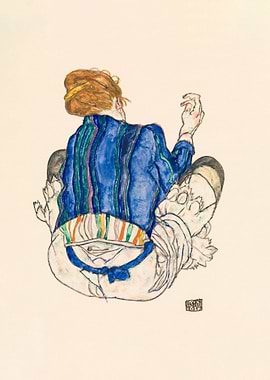 Seated Woman Back View