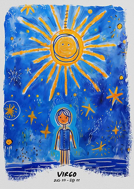 Virgo Child Drawing