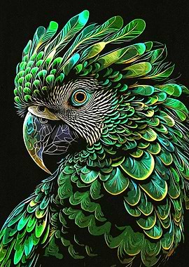 Green Parrot