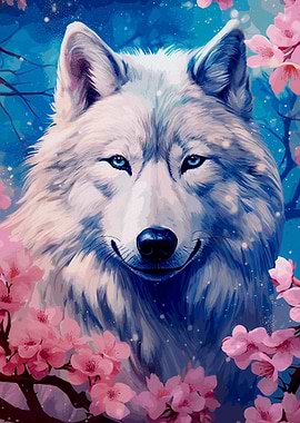 wolf cherry blossom