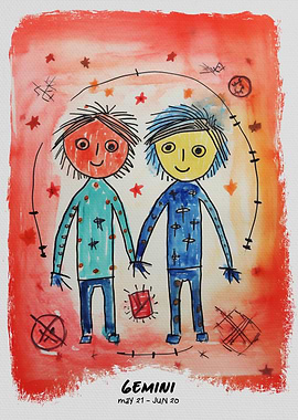 Gemini Child Drawing