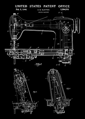 Sewing Machine Patent