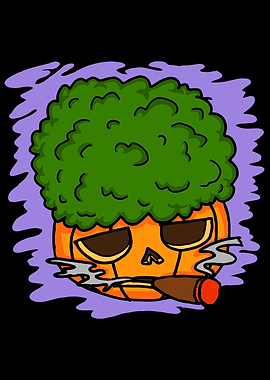 Halloween Pumpkin Head