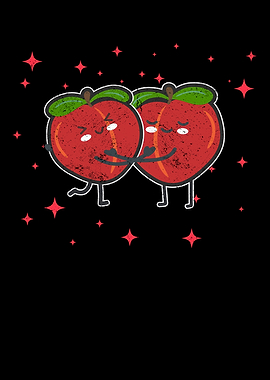 Cute Nectarine Couple