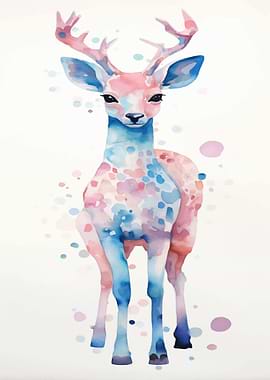 Deer Watercolor
