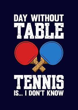 Table Tennis Ping Pong