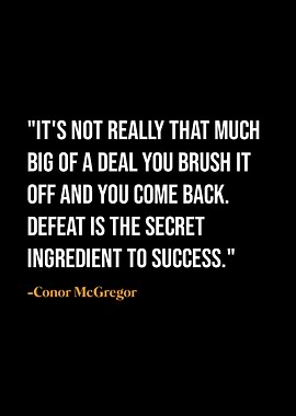 Conor McGregor quotes