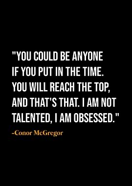 Conor McGregor quotes