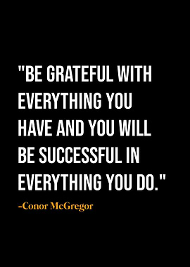 Conor McGregor quotes